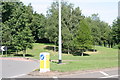 SK2003 : Traffic Island, next to Bonehill Road  (1) by Chris' Buet