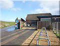 SZ1691 : Hengistbury Head Visitor Centre by Des Blenkinsopp