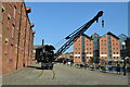 SO8218 : Steam Crane on the North Quay, Gloucester Docks by Rod Grealish
