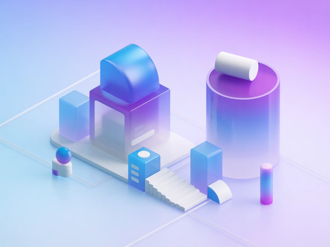 Metin, görsel ve grafik simgeleriyle SaaS vektörü
