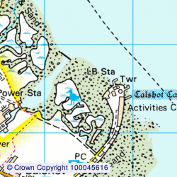 1:50,000 Modern Day Landranger(TM) Map &copy; Crown Copyright