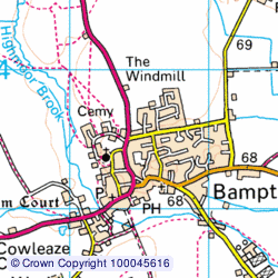 1:50,000 Modern Day Landranger(TM) Map &copy; Crown Copyright