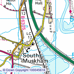 1:50,000 Modern Day Landranger(TM) Map &copy; Crown Copyright