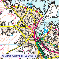 1:50,000 Modern Day Landranger(TM) Map &copy; Crown Copyright