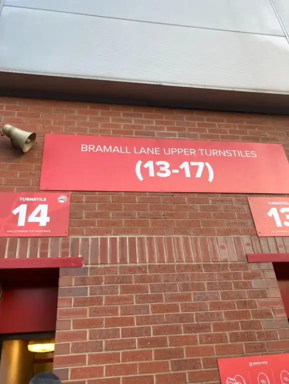 pre match photots of bramall lane EPL 23/24 home match for sheffield united vs brentford