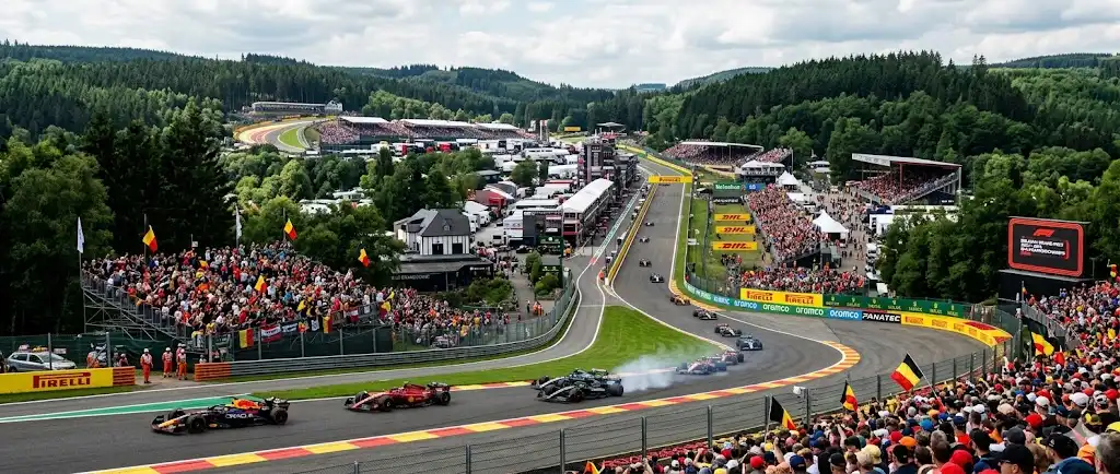 The Most Popular Grandstands At The Belgian Grand Prix