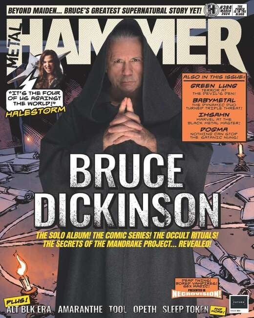 Order your copy of the Bruce Dickinson headlined new issue of Metal Hammer