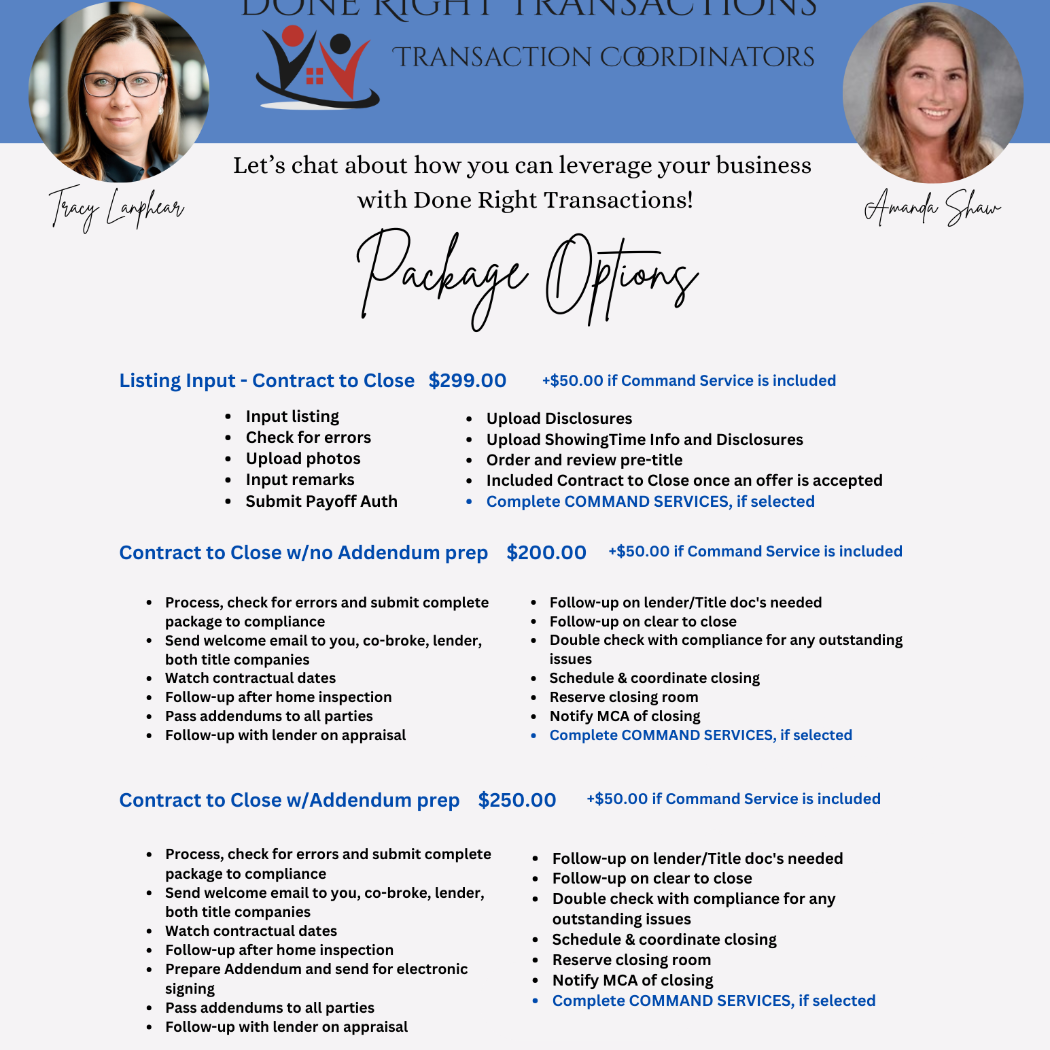 Done Right Transactions