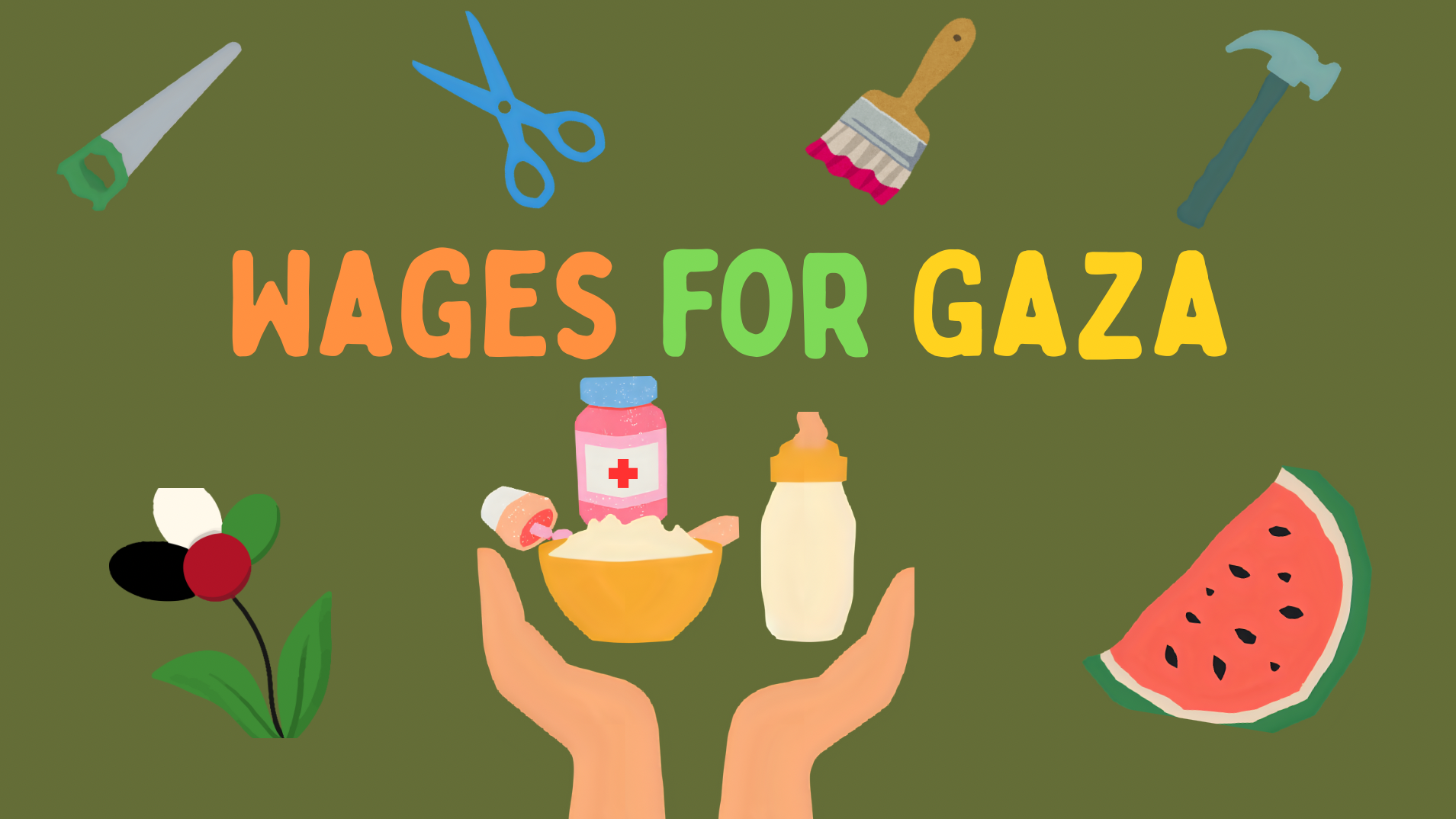 Wages for Gaza | Chuffed | Non-profit charity and social enterprise fundraising