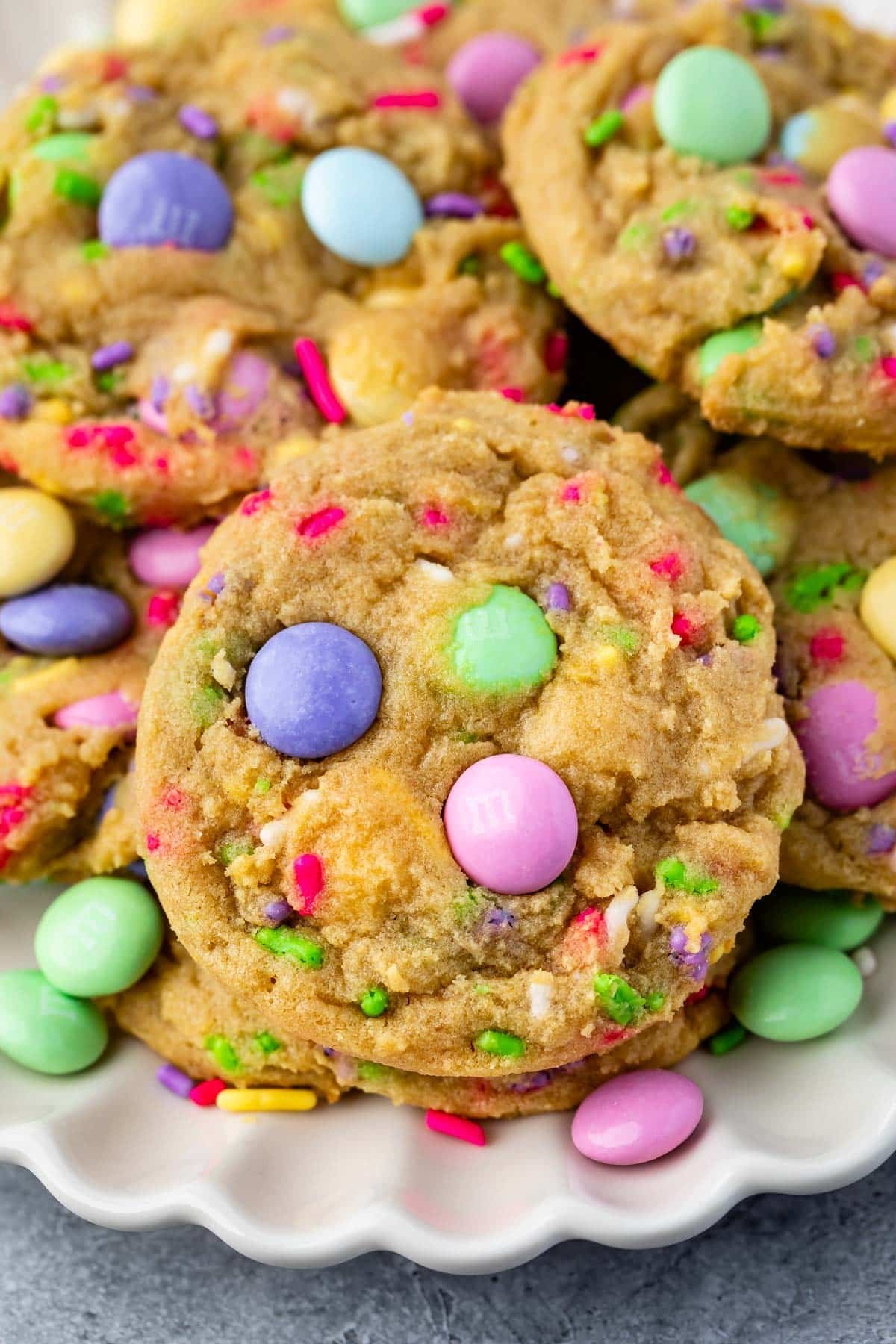 Easter M&M Cookies