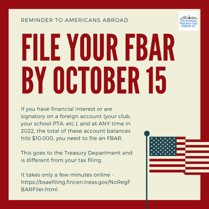 File your FBAR online