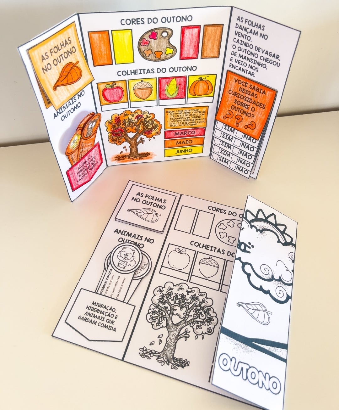 LAPBOOK DO OUTONO  - LABIRINTO DA EDUCAÇÃO | Hotmart