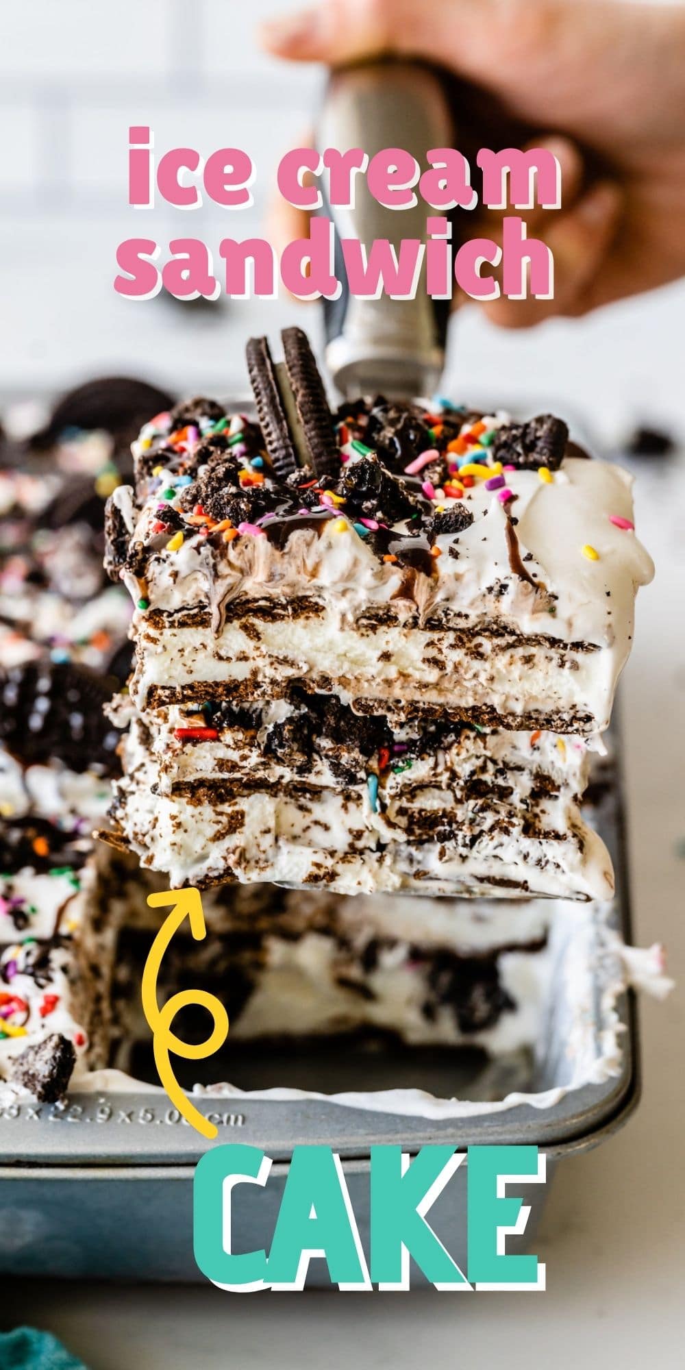 Easy Ice Cream Sandwich Cake | Crazy for Crust