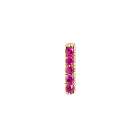 Precious Stone Bar Stud