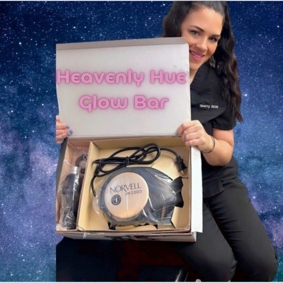 Book Heavenly Hue Glow Bar | Airbrush Tanning