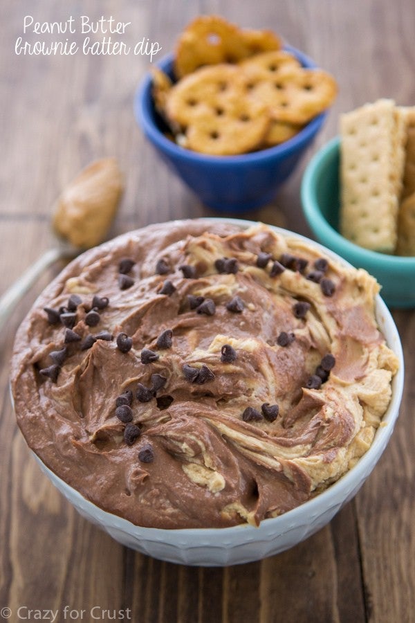 Peanut Butter Brownie Batter Dip