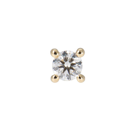 4 Prong Diamond Stud