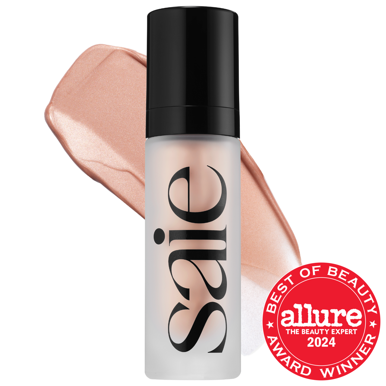 Saie Glowy Super Gel Lightweight Dewy Multipurpose Illuminator Roseglow 1.0 oz