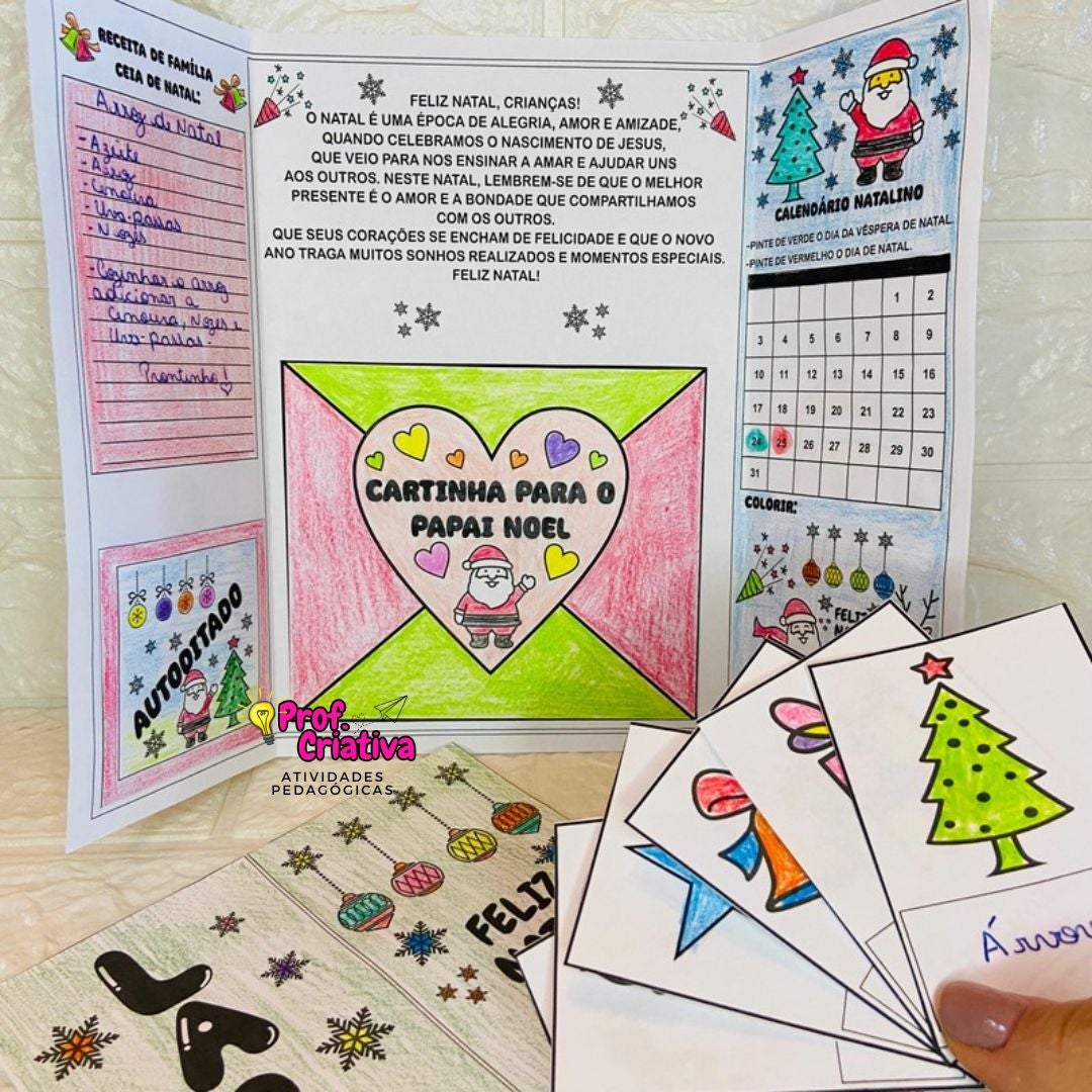 LAPBOOK NATALINO - PROF CRIATIVA | Hotmart
