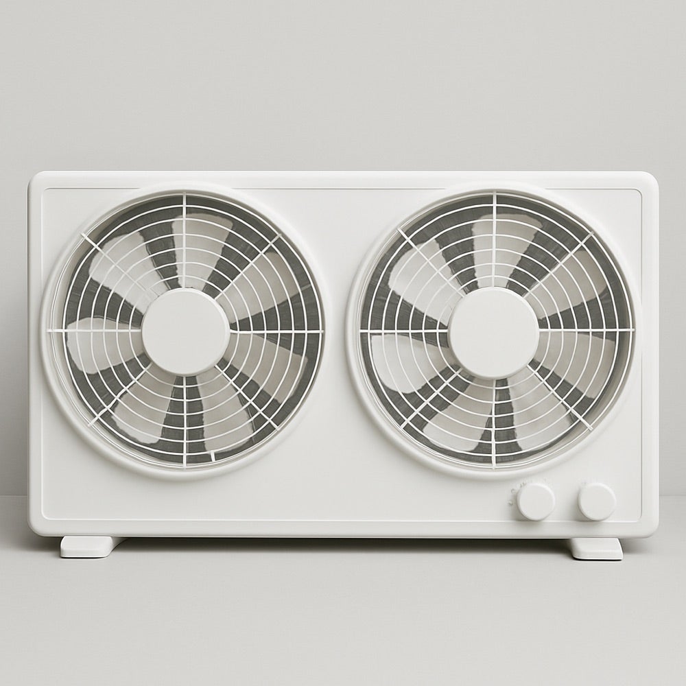 Cool & Fresh Airflow with the Comfort Zone Dual Window Fan