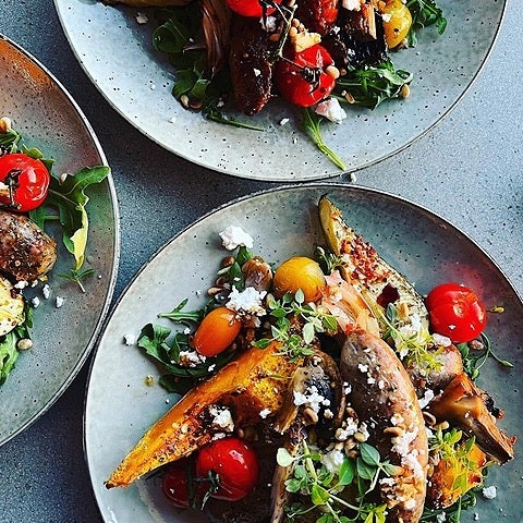 Summer Sausage Tray Bake