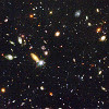 science_fiction: Part of the Hubble Deep Field (Hubble Deep Field)