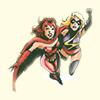 garrideb: Carol and Wanda flying together (carol/wanda glow)