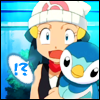 schattenstern: Hikaru and Plinfa, or Dawn and Piplup, from Pokémon, looking shocked (Pokémon - WhatTheHeck?!)