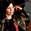 anotherslashfan: cordelia, smiling in a leather jacket, angel the series (cordelia leather jacket)