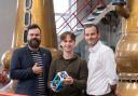 Dr Giles Bailet (left) is helping Scottish and Japanese students develop a scientific whisky cubesat (University of Glasgow)