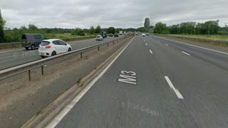 The M3 near Hook