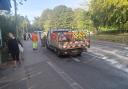 LIVE- Traffic chaos around Winchester after lorry crash