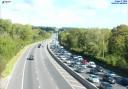 All lanes stopped due to multi-vehicle crash on M3 - Live updates