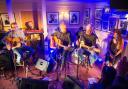John Ilsley and band in action in the East End Arms