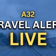 Motorcyclist seriously injured in A32 crash as road closed