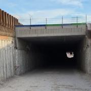 Light shining through the tunnel
