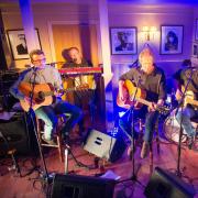 John Ilsley and band in action in the East End Arms