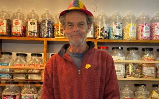 Dave Thompson from Lymington founded The White Mouse Traditional Sweets, which comes to Winchester every Friday.
