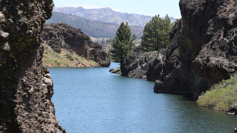 Cliffs at Frenchman Lake in California