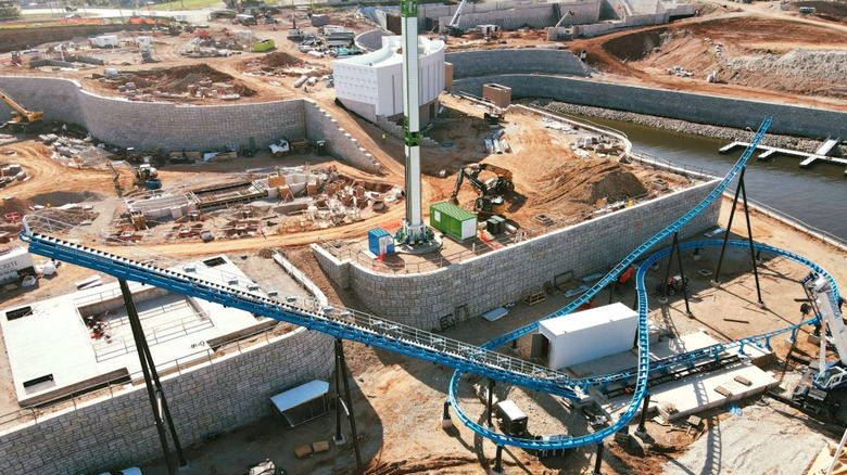 Construction site for future Oasis at Lake of the Ozarks