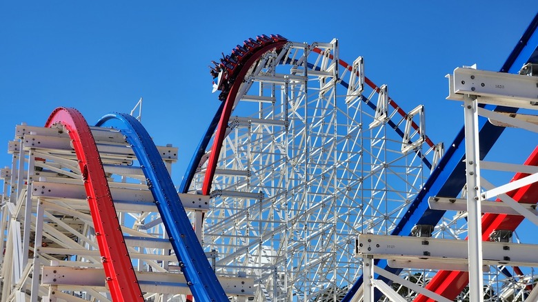 ArieForce One roller coaster at Fun Spot America Atlanta in Fayetteville, Georgia