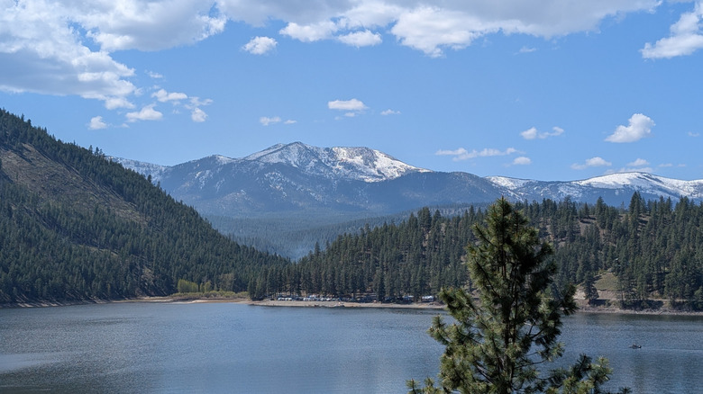 Mountain views over the lakes at Conconully State Park, Washington
