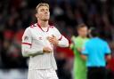 Denmark’s Rasmus Hojlund scored the winner (Nick Potts/PA)