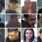 The image shows, from left to right, top to bottom, person 1 to 4 (top row, left to right), person 5 to 8 (middle row, left to right) and persons 9 to 12 (bottom row, left to right).