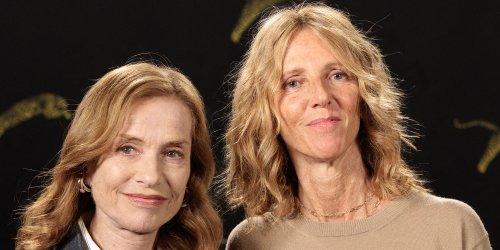 Isabelle Huppert et Sandrine Kiberlain en tailleurs