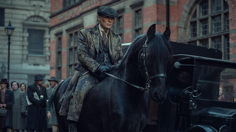 Peaky Blinders: The Immortal Man. Cillian Murphy as Tommy (Center) in Peaky Blinders: The Immortal Man. Cr. Robert Viglasky/Netflix © 2026.