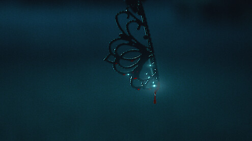 A bloody prom queen's tiara