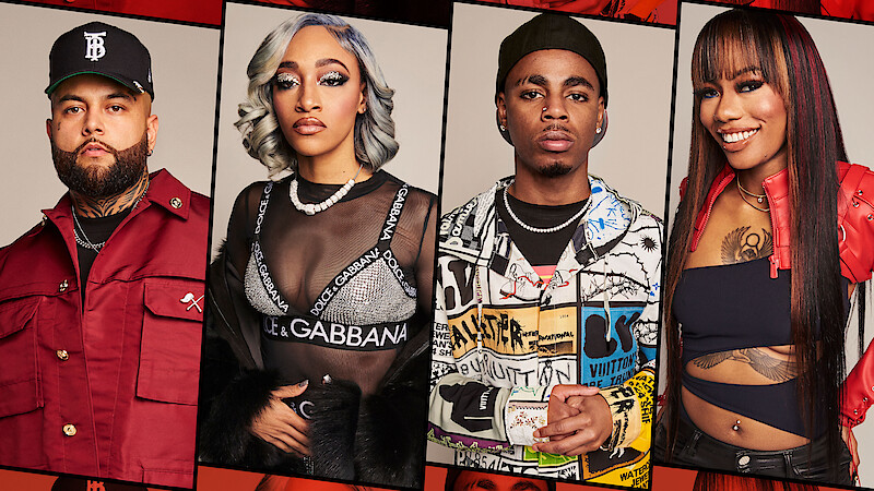 The final four finalists of 'Rhythm + Flow' Season 2