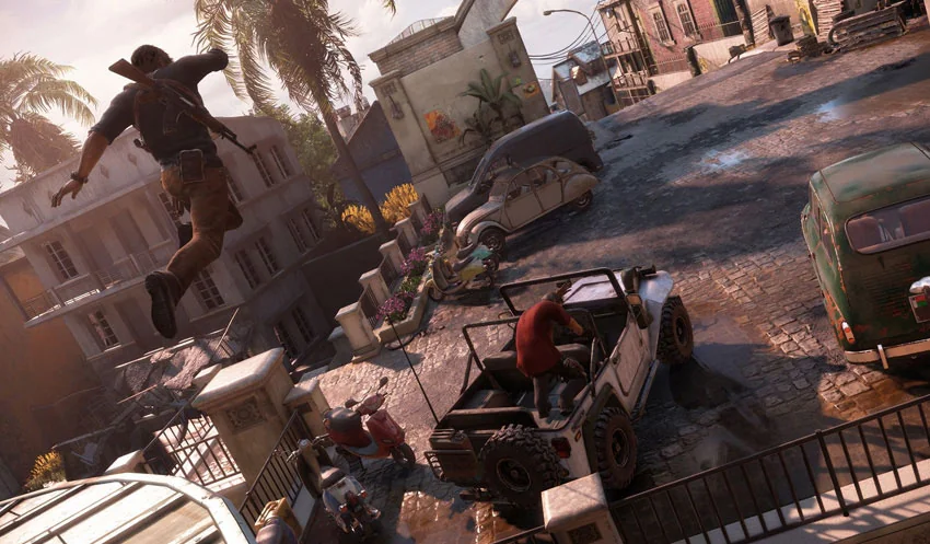 Uncharted 4: A Thief's End by Naughty Dog.