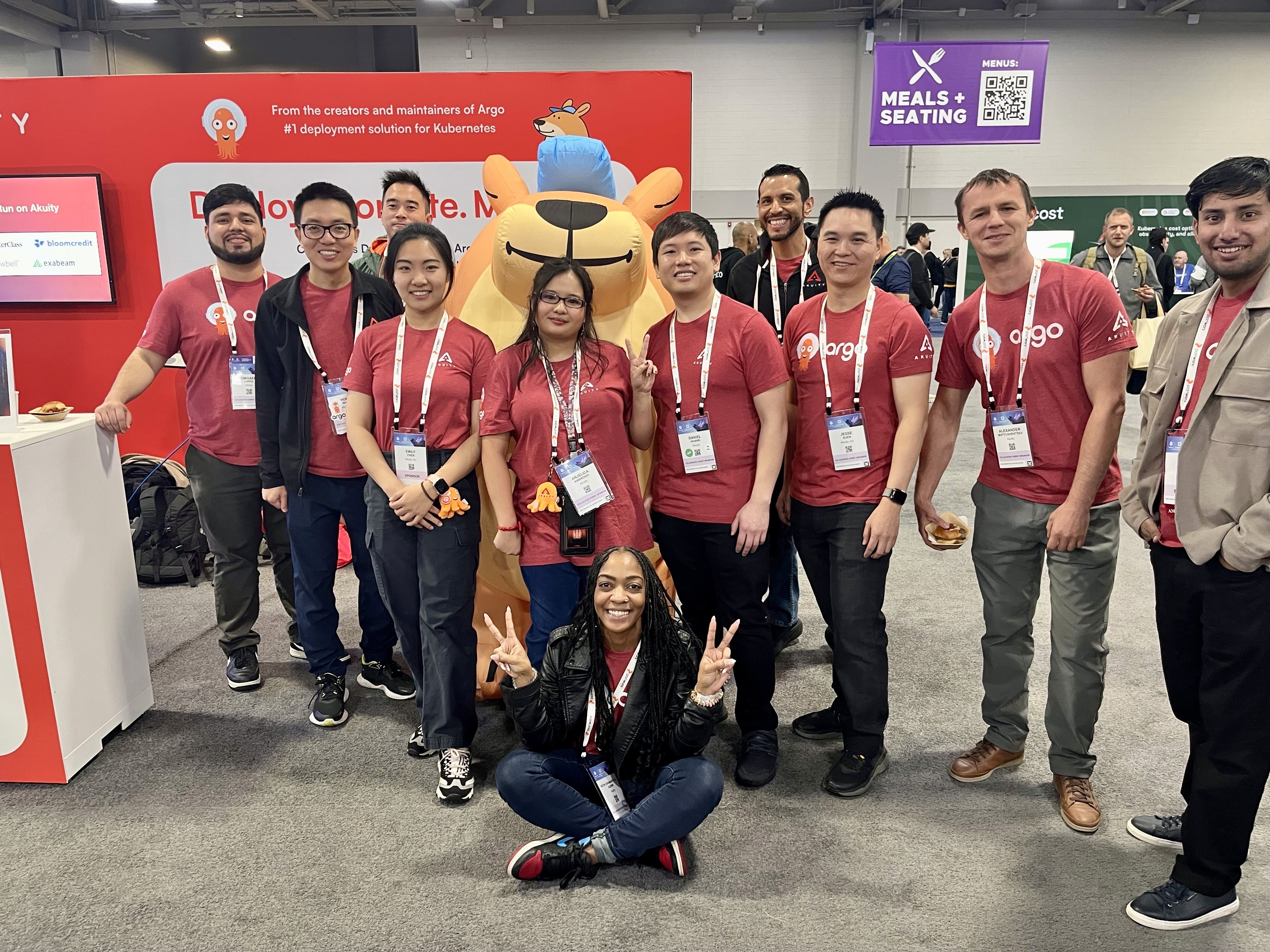 Akuity team photo KubeCon 2024